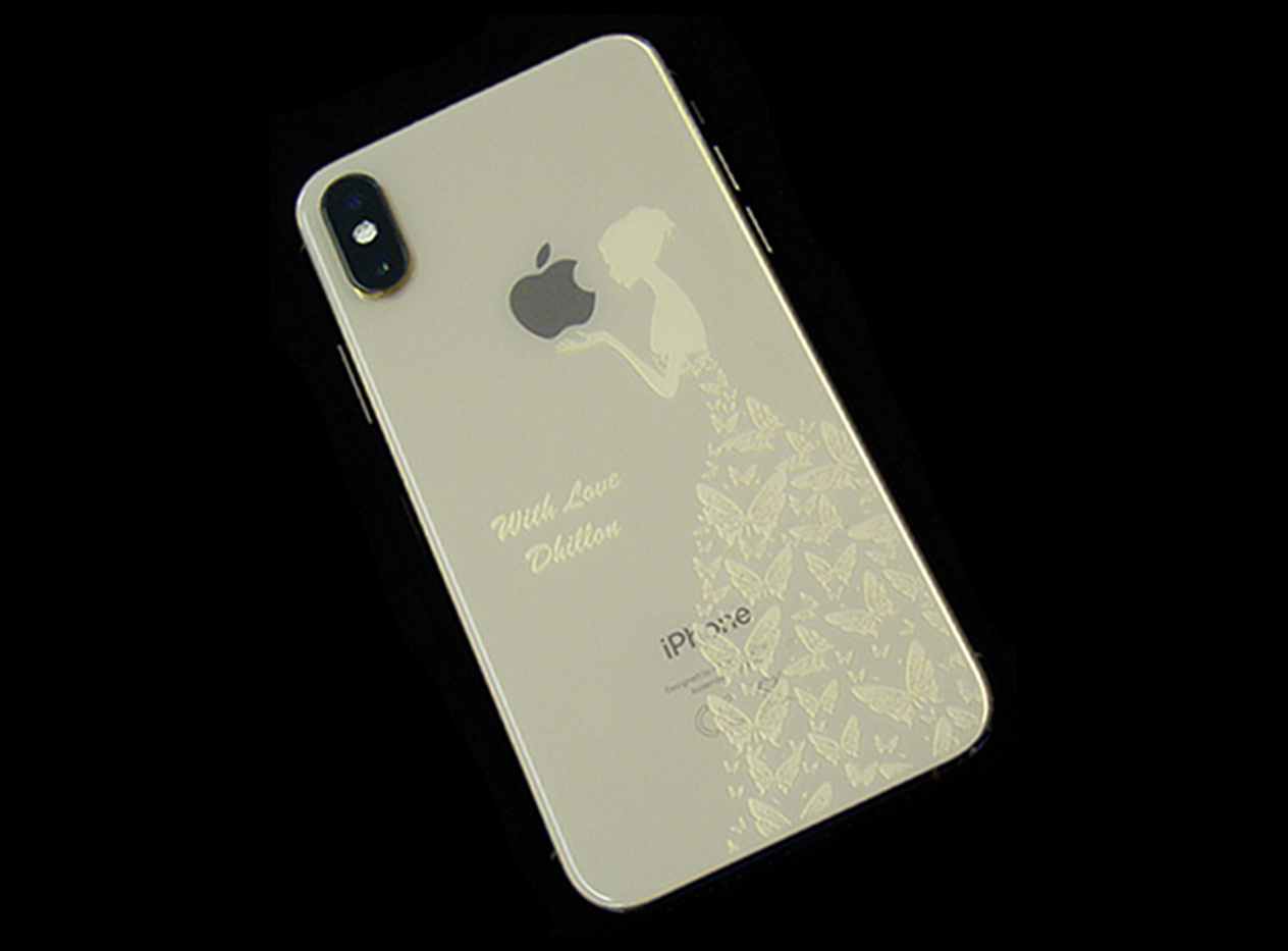 Engraved iPhone